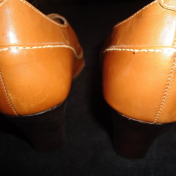 Aerosoles- Tan Pumps-Leather Uppers- 3" Heel-Size 7B New - Picture 9 of 9
